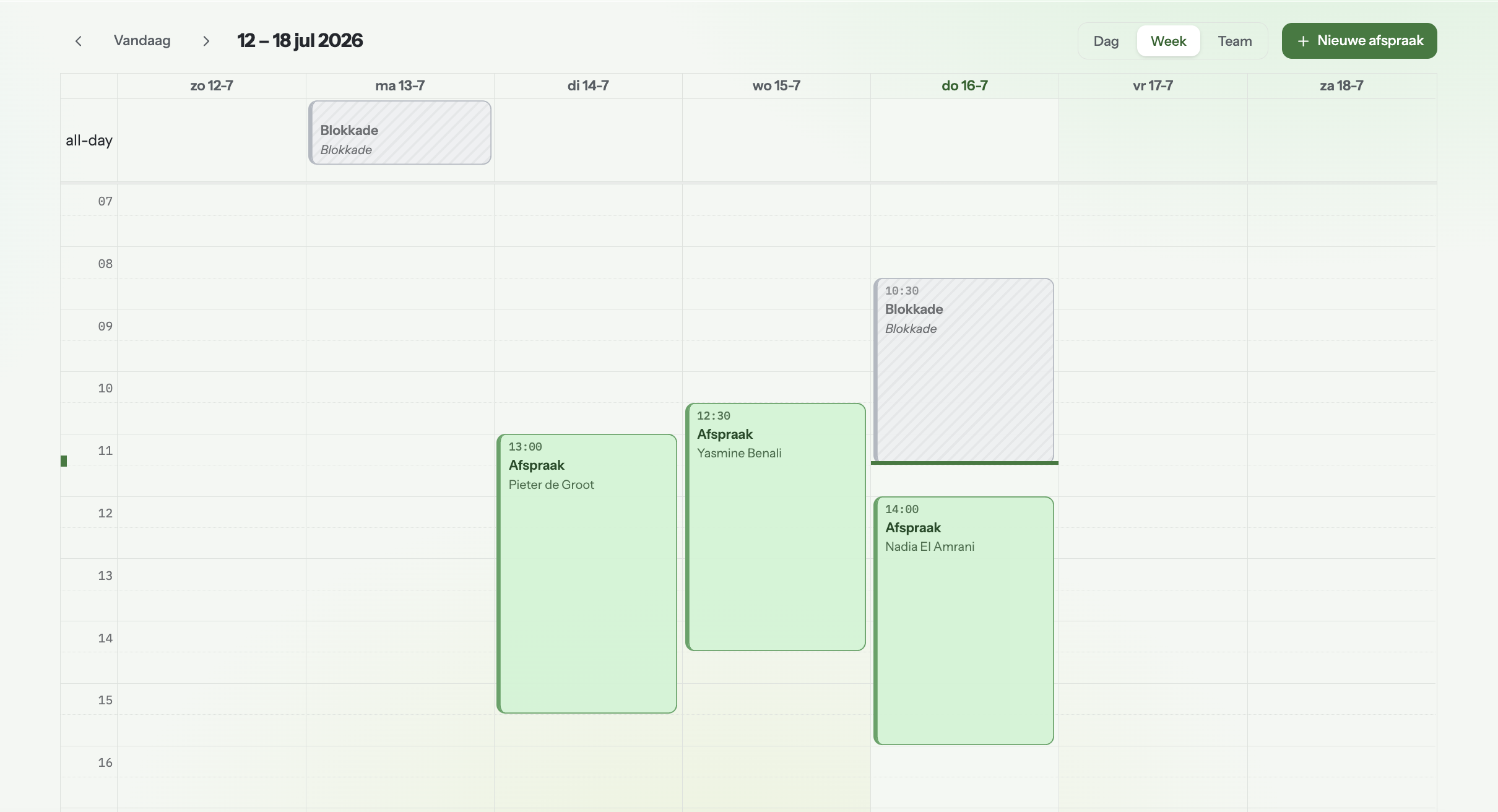 Agenda in Traucare