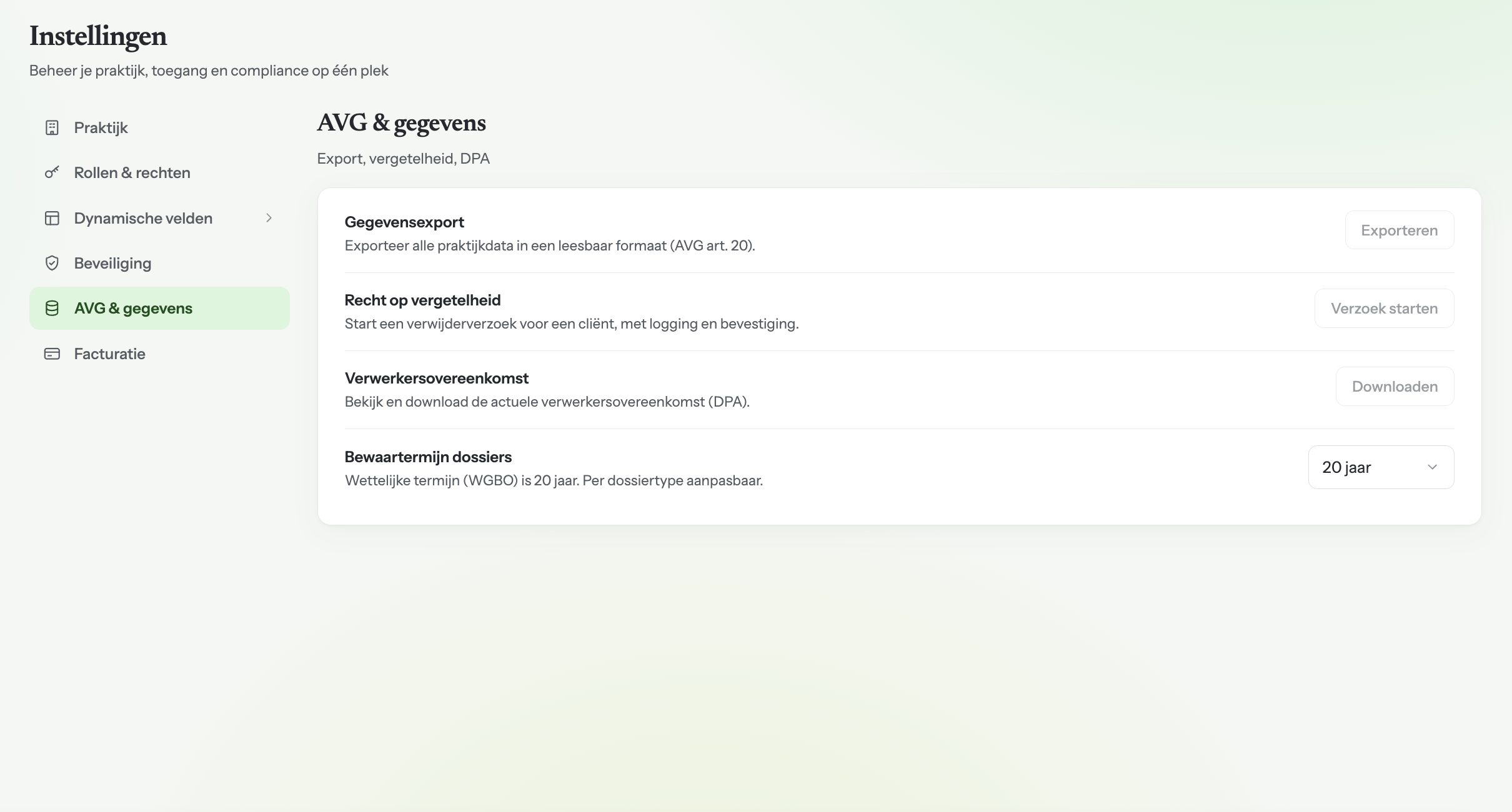 Automatische rapportage in Traucare